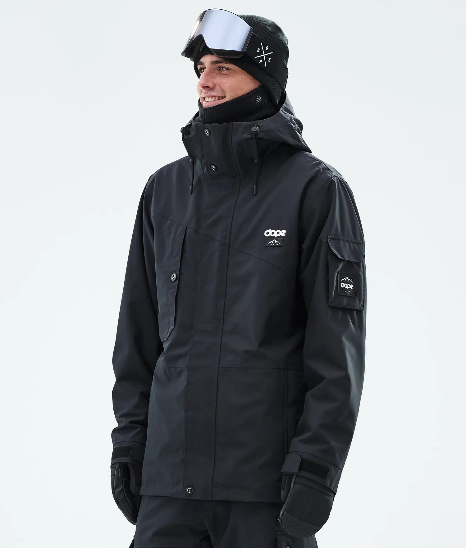 Adept snowboard jacket men's blackout