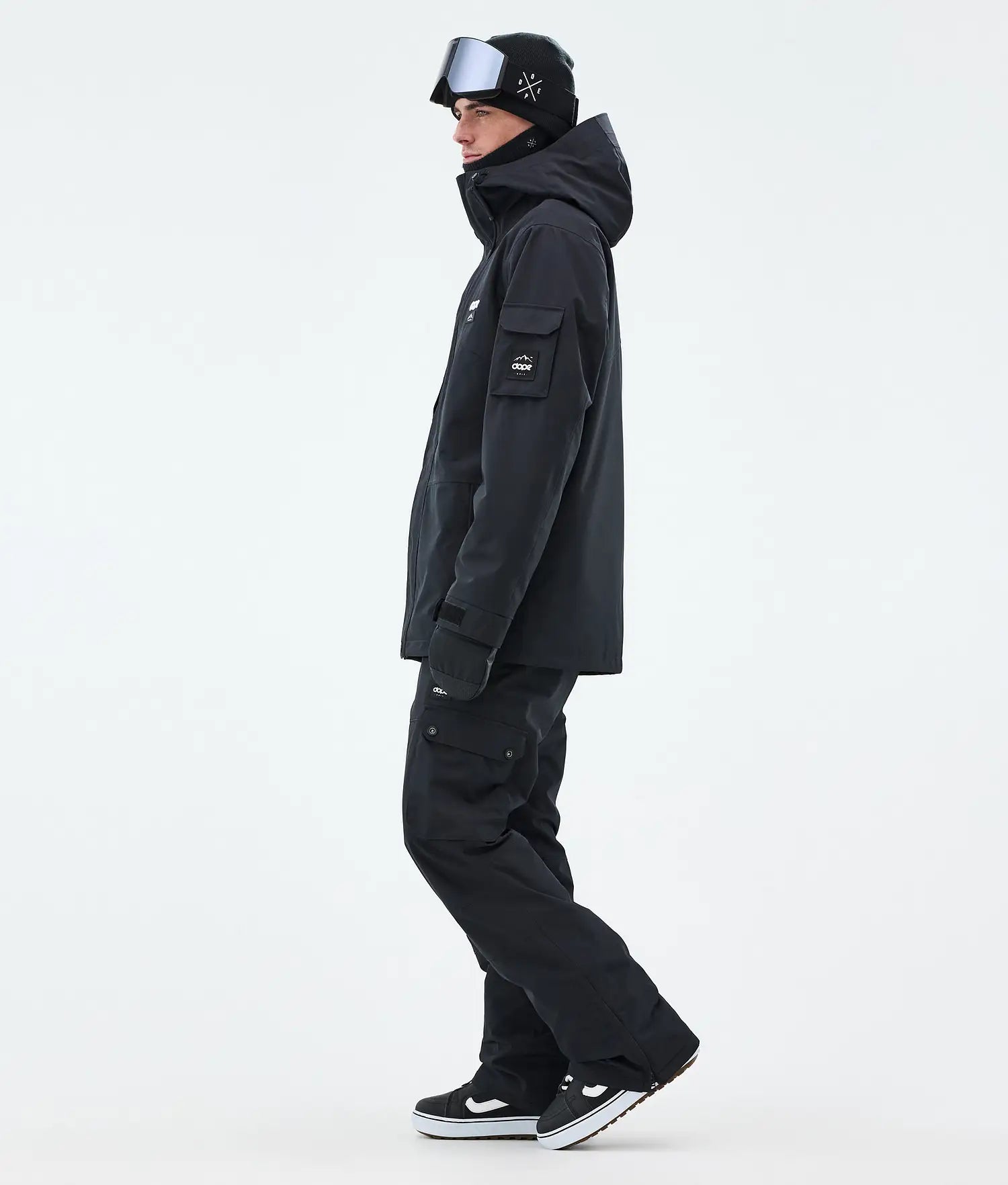 Adept snowboard jacket men's blackout