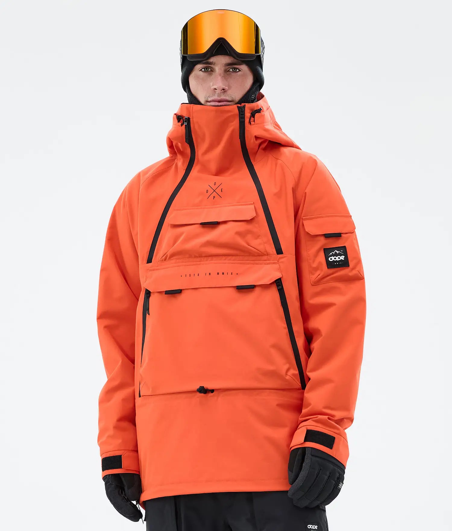 Akin snowboard jacket men orange
