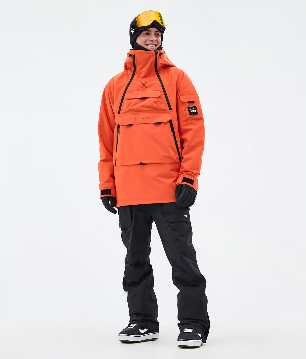 Akin snowboard jacket men orange