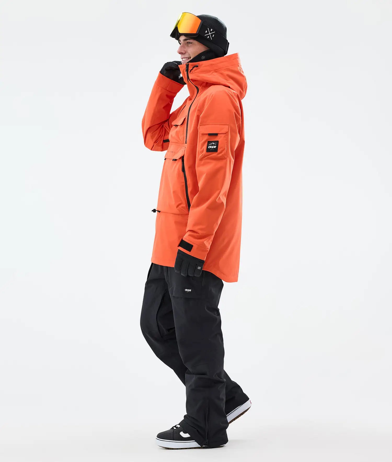 Akin snowboard jacket men orange
