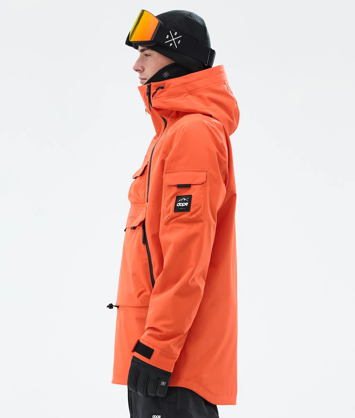 Akin snowboard jacket men orange