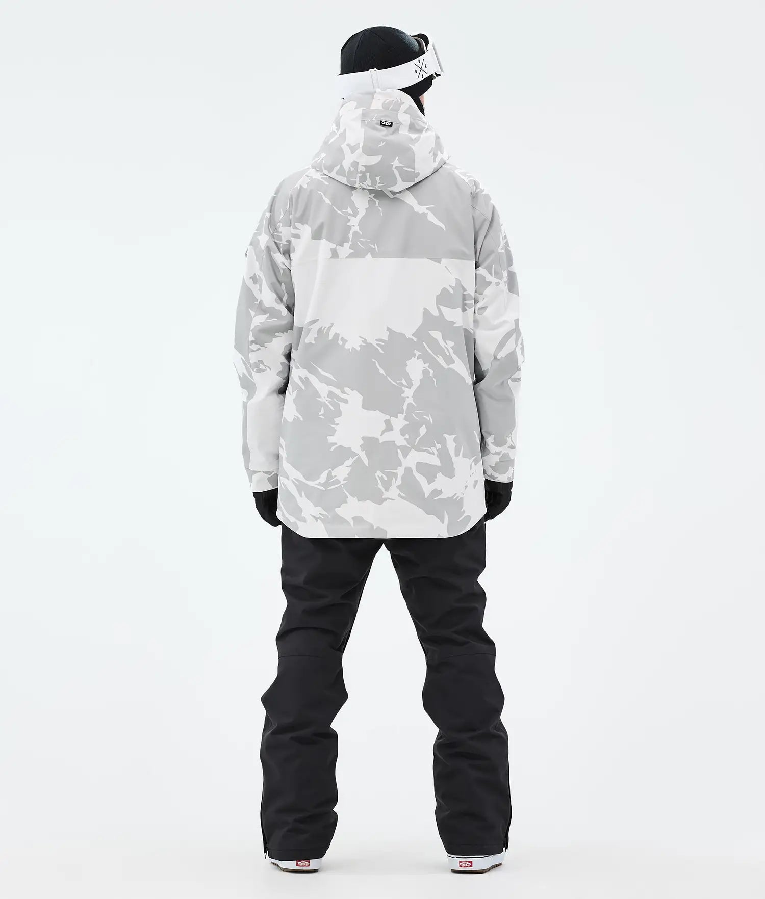 Akin snowboard jacket men's gray camo