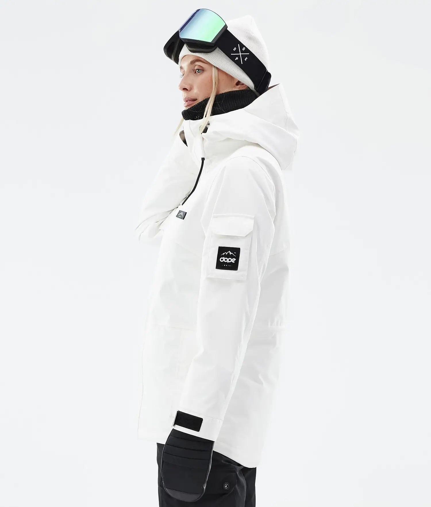 Adept W snowboard jacket women Old White