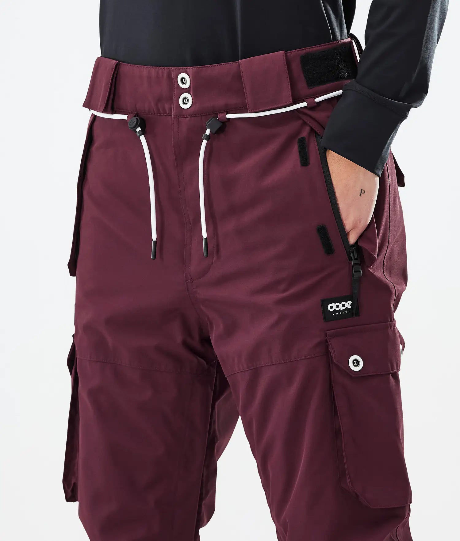 Iconic W Snowboard Pants Women Burgundy novo