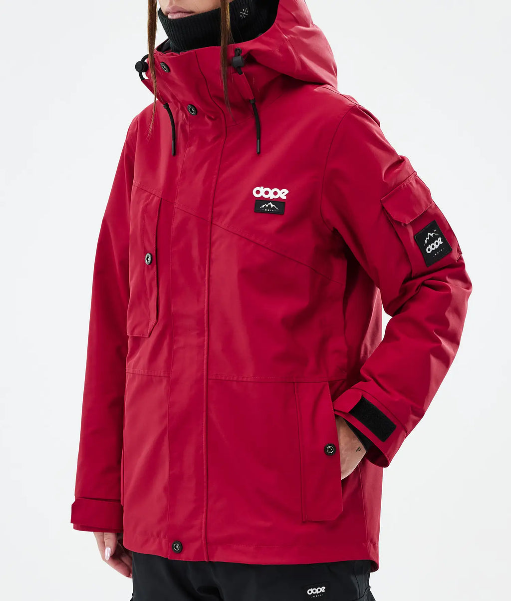 Adept W Snowboard Jacket Women Deep Red