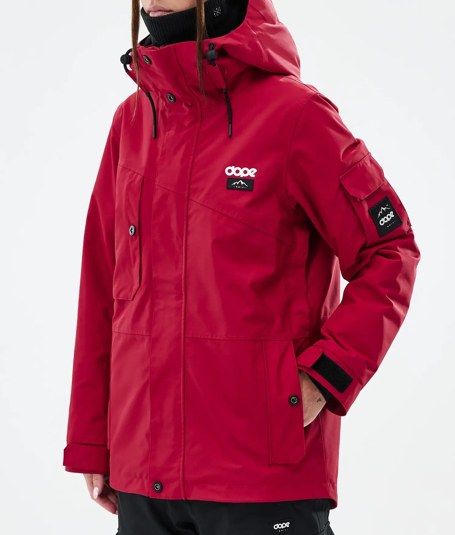 Adept W Snowboard Jacket Women Deep Red