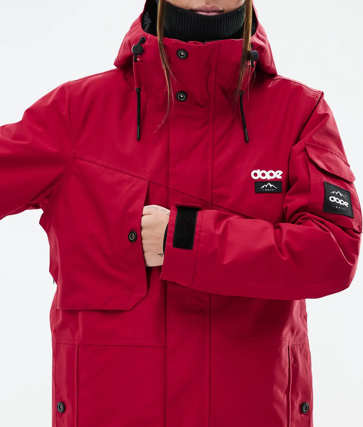 Adept W Snowboard Jacket Women Deep Red