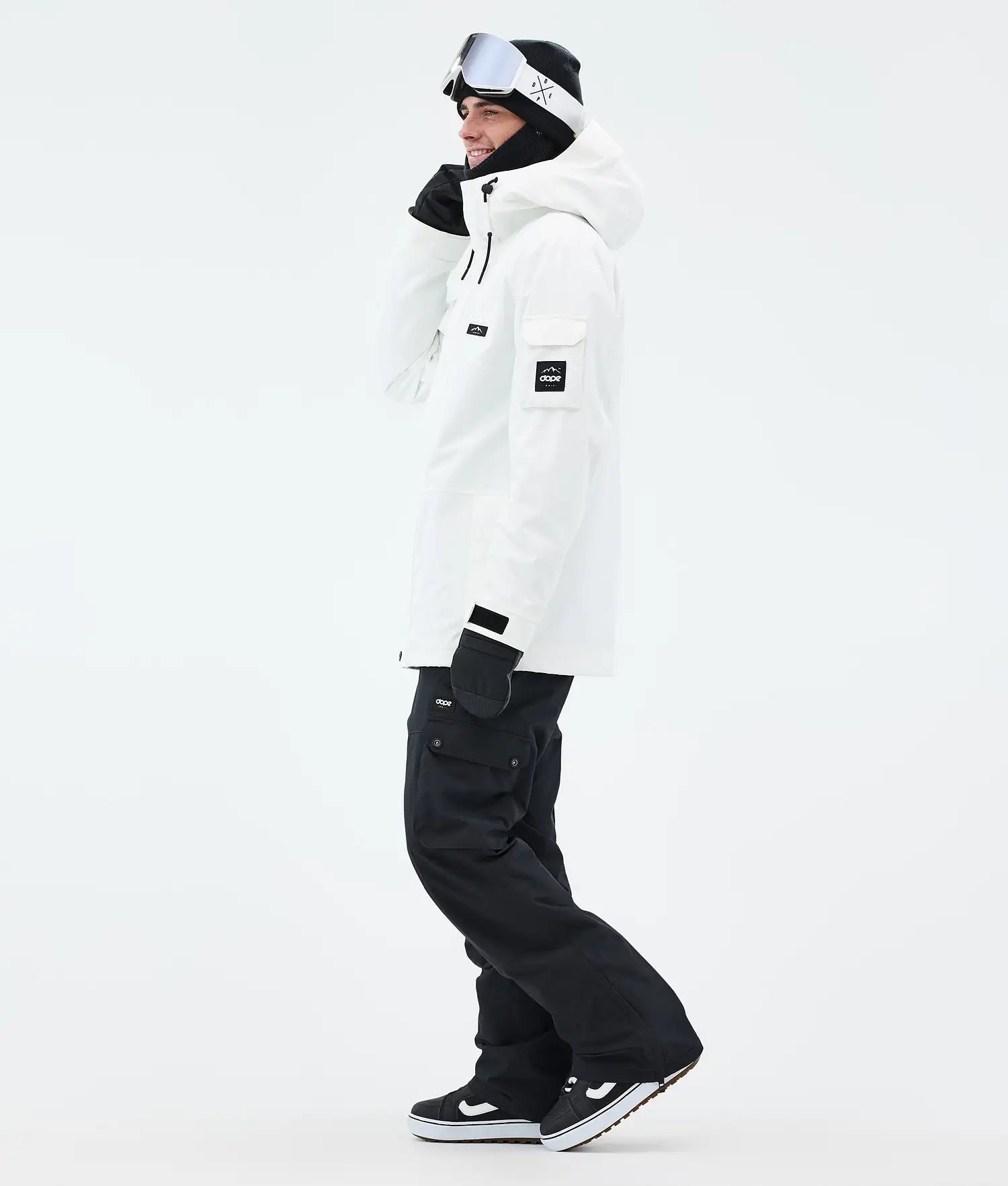 Adept snowboard jacket men Whitish