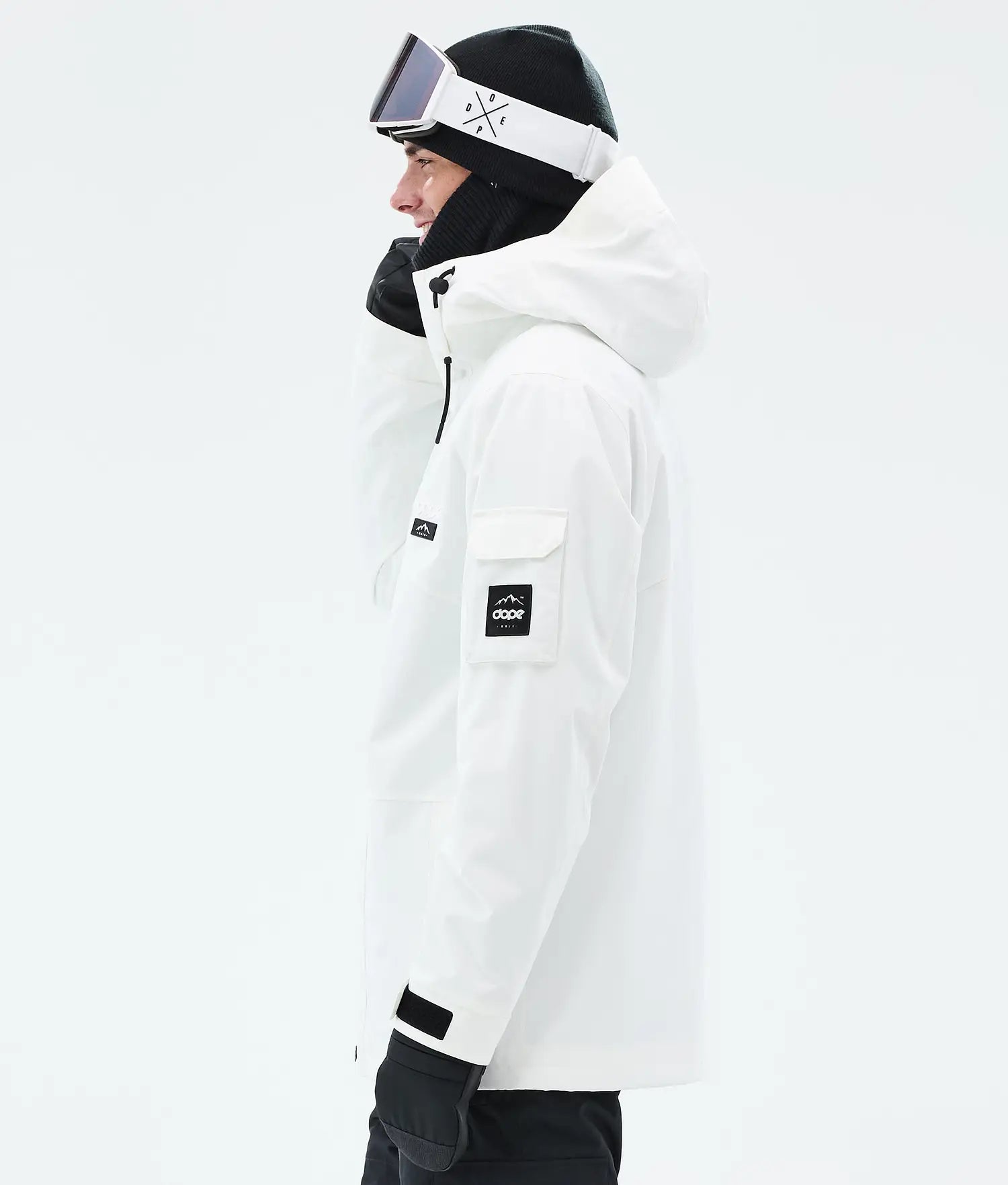 Adept snowboard jacket men Whitish
