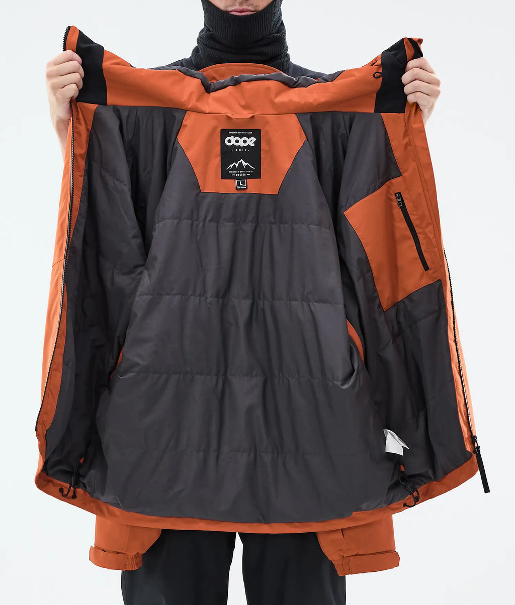 Spartan Snowboard Jacket Men Burnt Orange