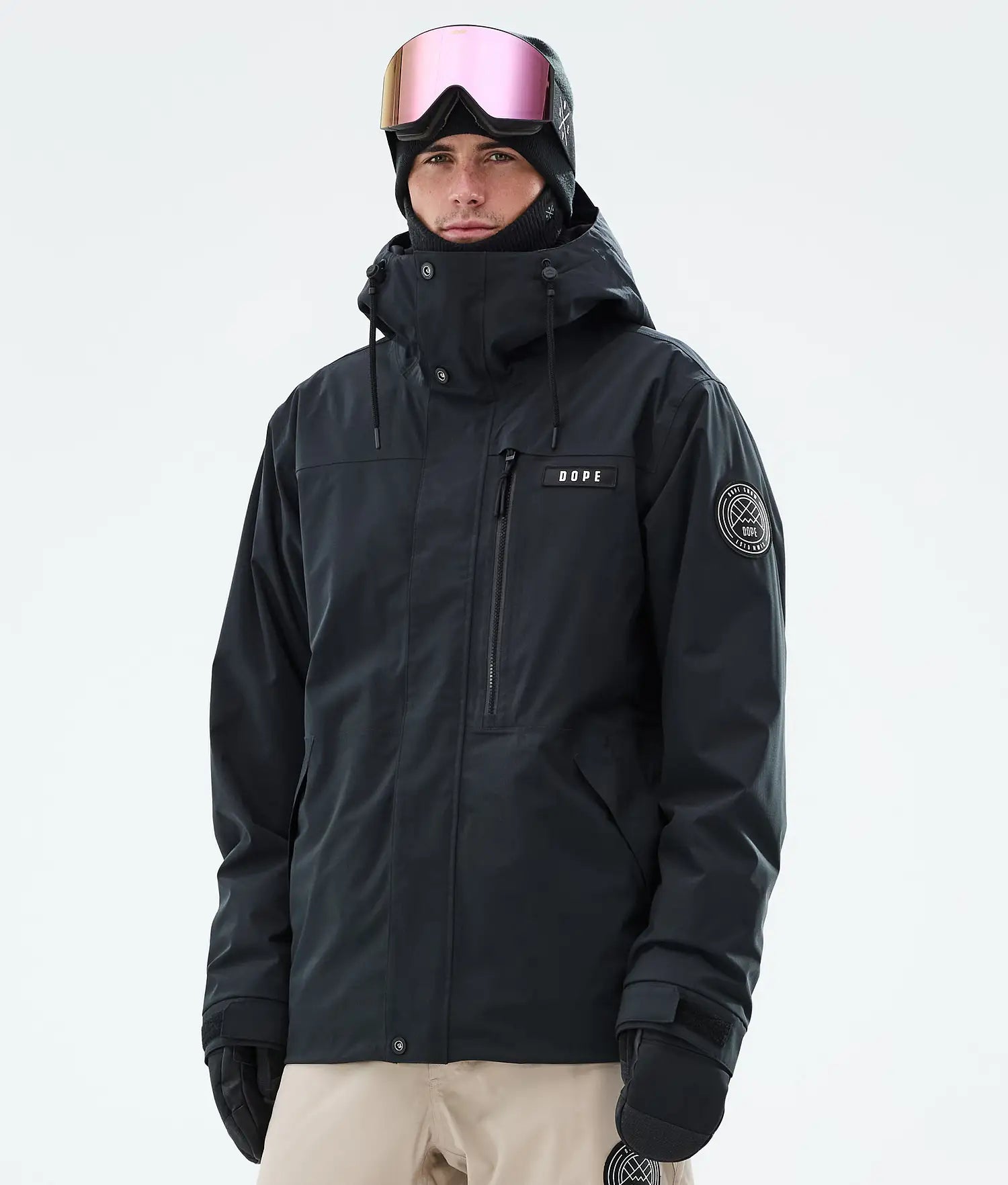 Blizzard Full Zip Snowboard Jacket Men Black