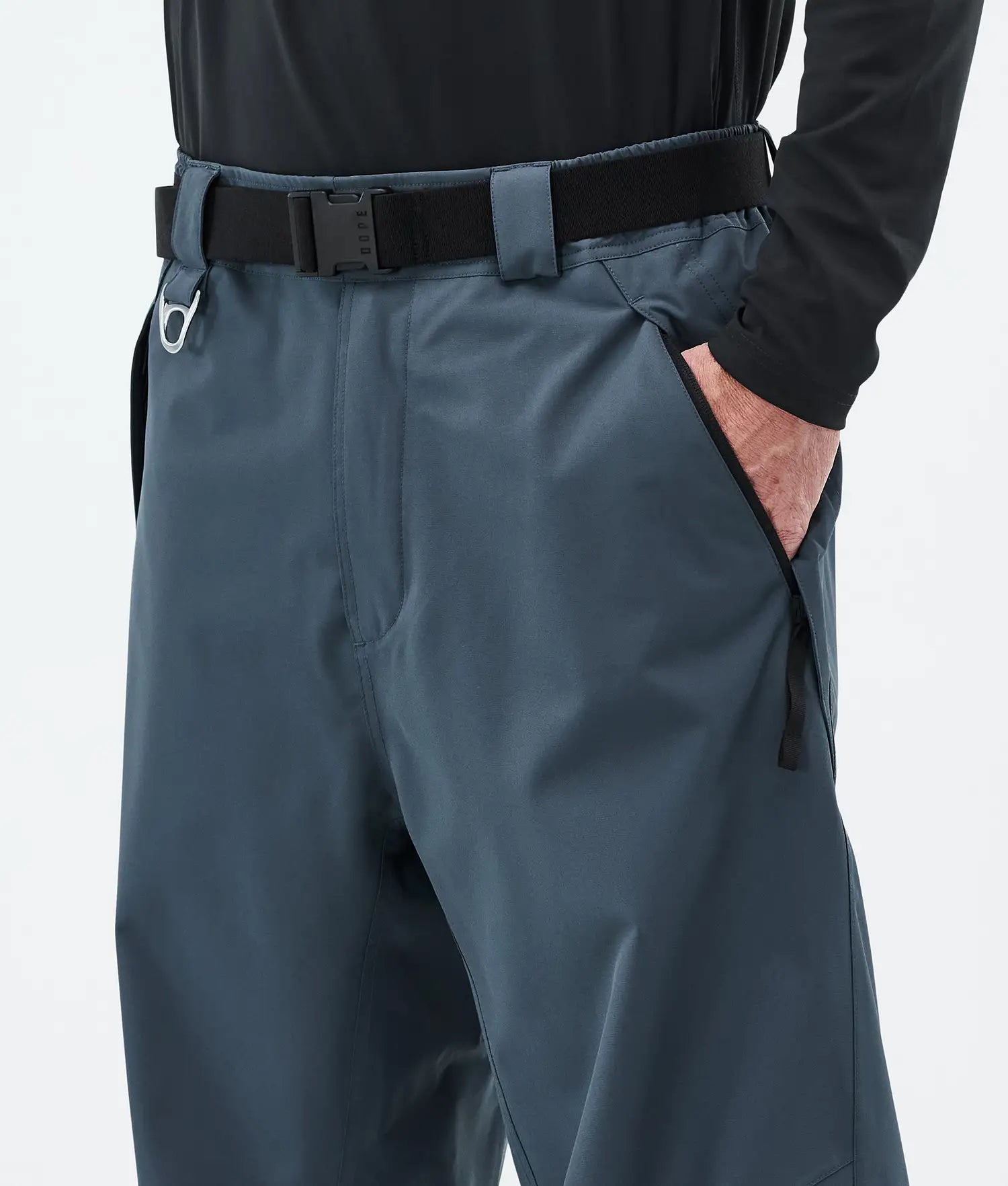 Big Snowboard Pants Men Metal Blue