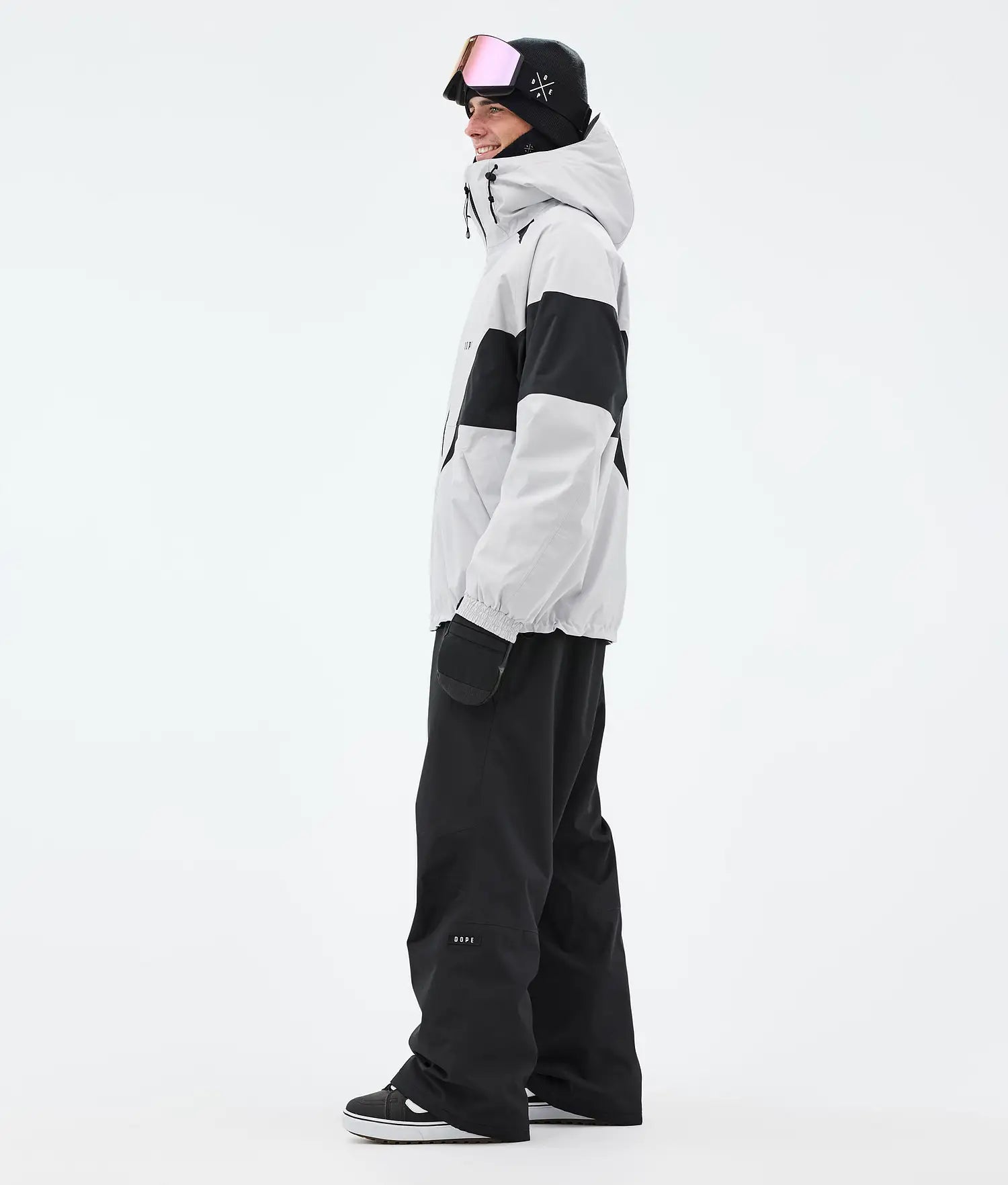 Spartan Snowboard Jacket Men Spike Light Grey/Black